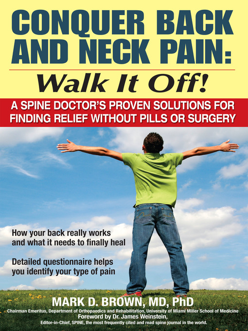 Title details for Conquer Back and Neck Pain - Walk It Off! by Mark D Brown - Available